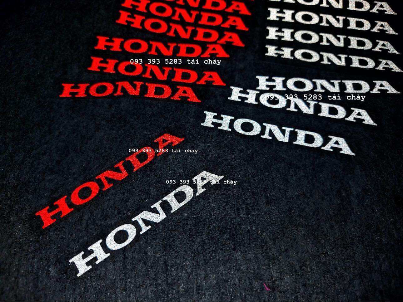 [ 1 MIẾNG ] TEM HONDA ỐP ĐẦU PHẢN QUANG ( LỘT ĐƯỢC )