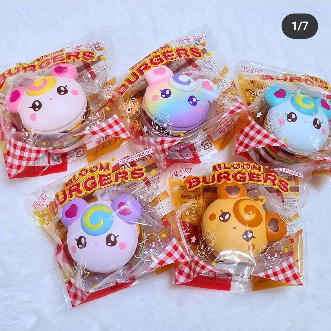 Đồ chơi Squishy Bánh burger Lolipop chính hãng ibloom