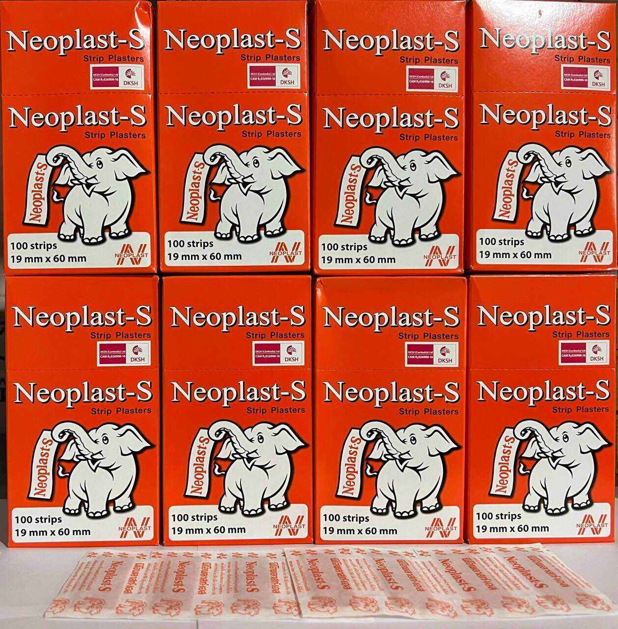 Băng Keo Cá Nhân Con Voi Neoplast-S - Hộp 100 miếng