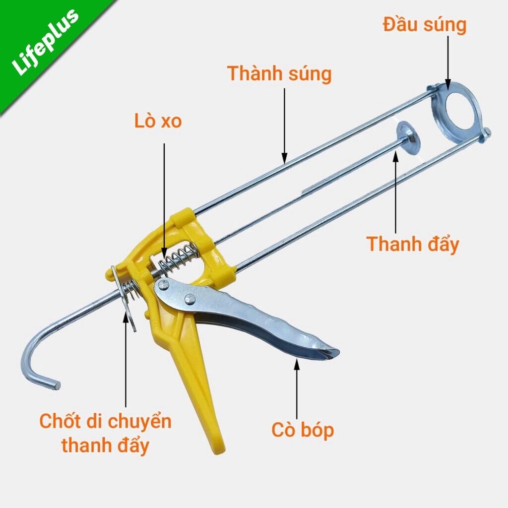 Súng bắn keo Silicon Bossman cao cấp