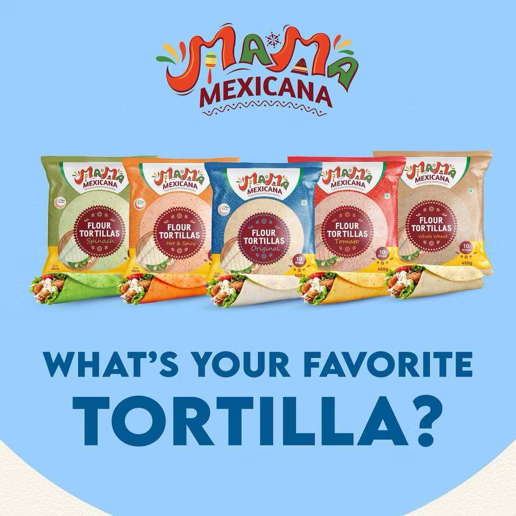 Vỏ Tortilla Bột Mì Nguyên Cám Mama Mexicana
Tortillas Whole Wheat Mama Mexicana