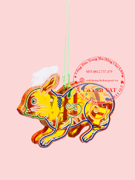 Đồ chơi lồng đèn trung thu mini nhựa hình THỎ