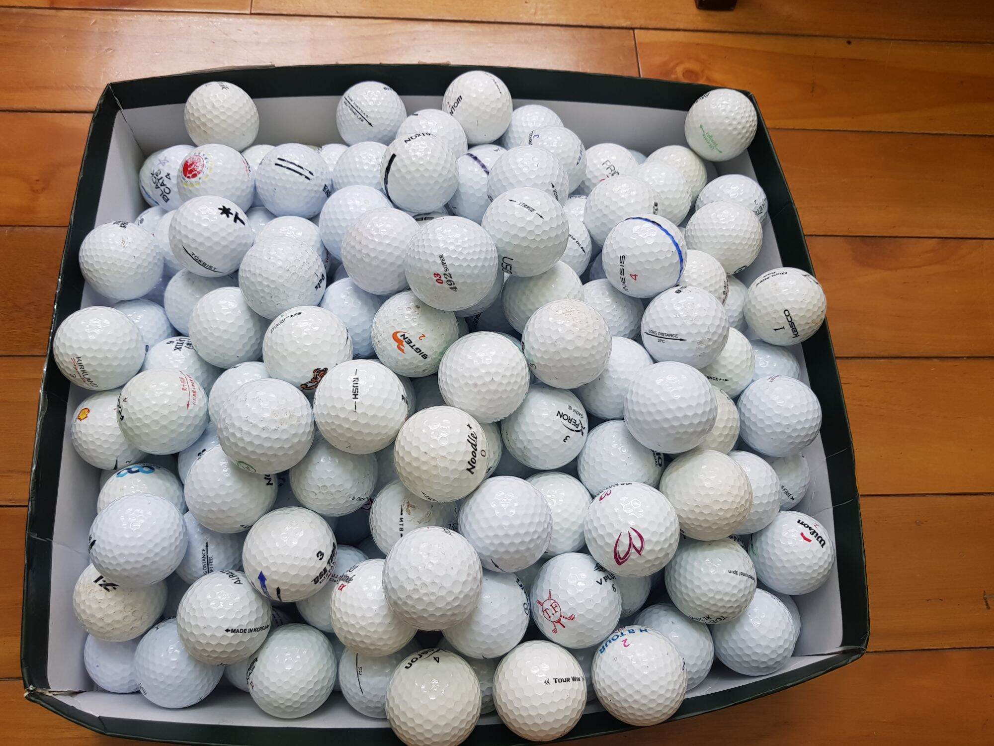 Bóng golf cũ tổng hợp set 20 quả