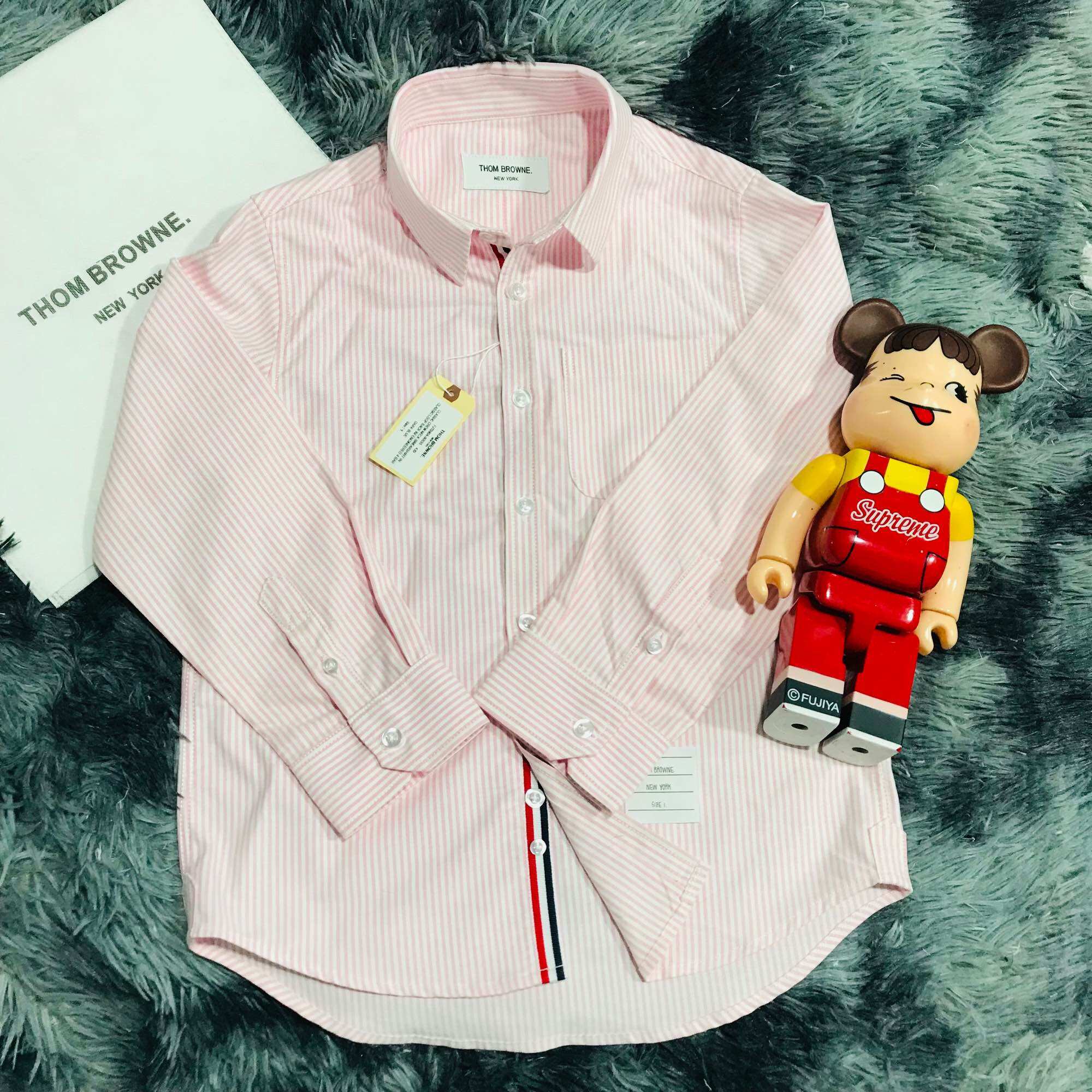 Áo sơ mi Thom brown Kisd, cao cấp