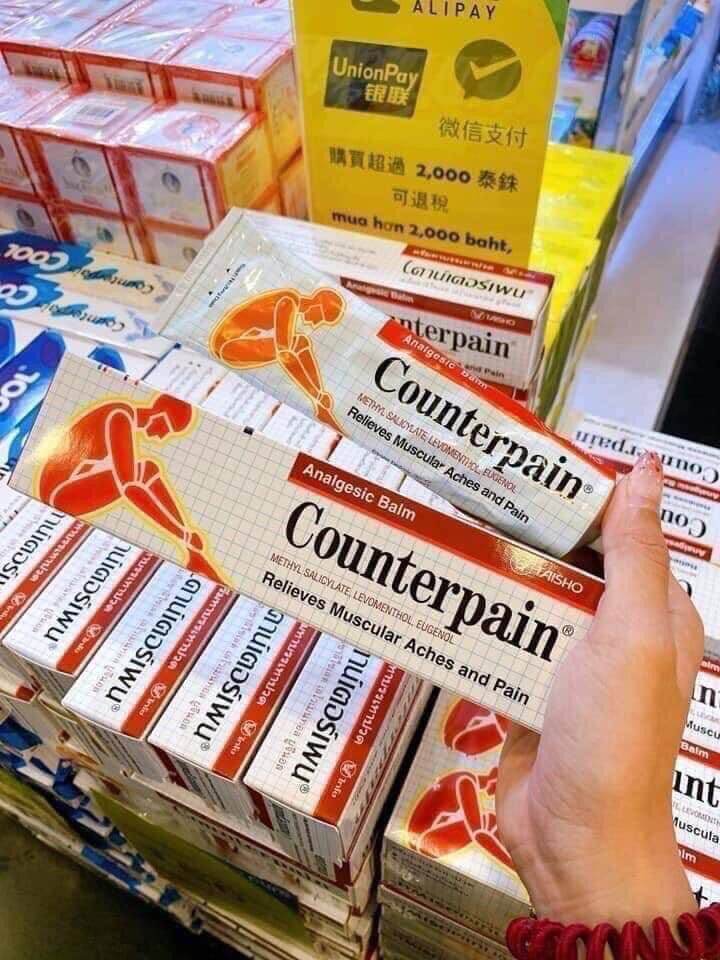 [HCM]Cao xoa bóp Counterpain Thái Lan 120gr (xoa bóp nóng)