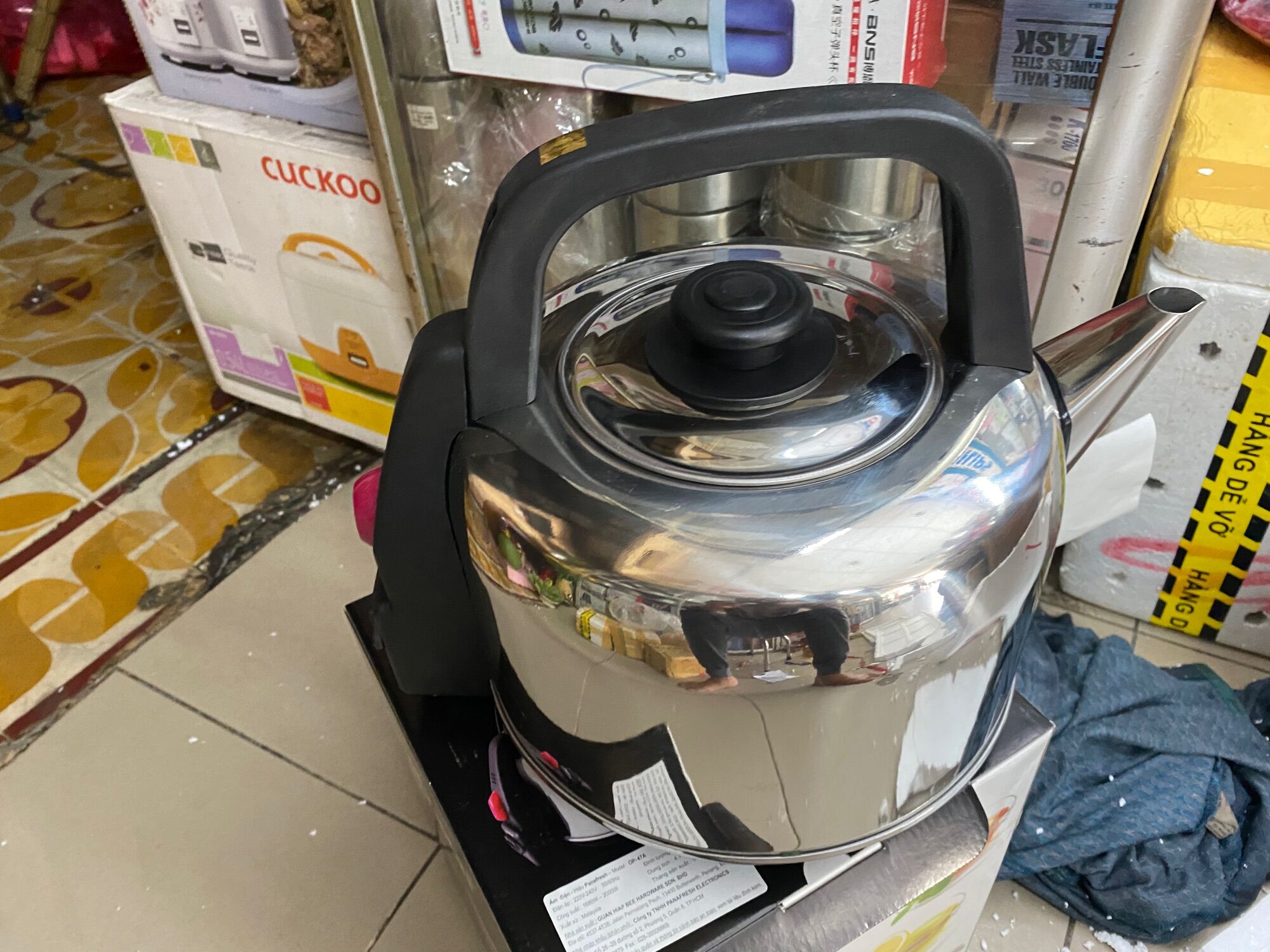 [HCM]Ấm điện panafresh 47A (hai loại mâm và cọng)