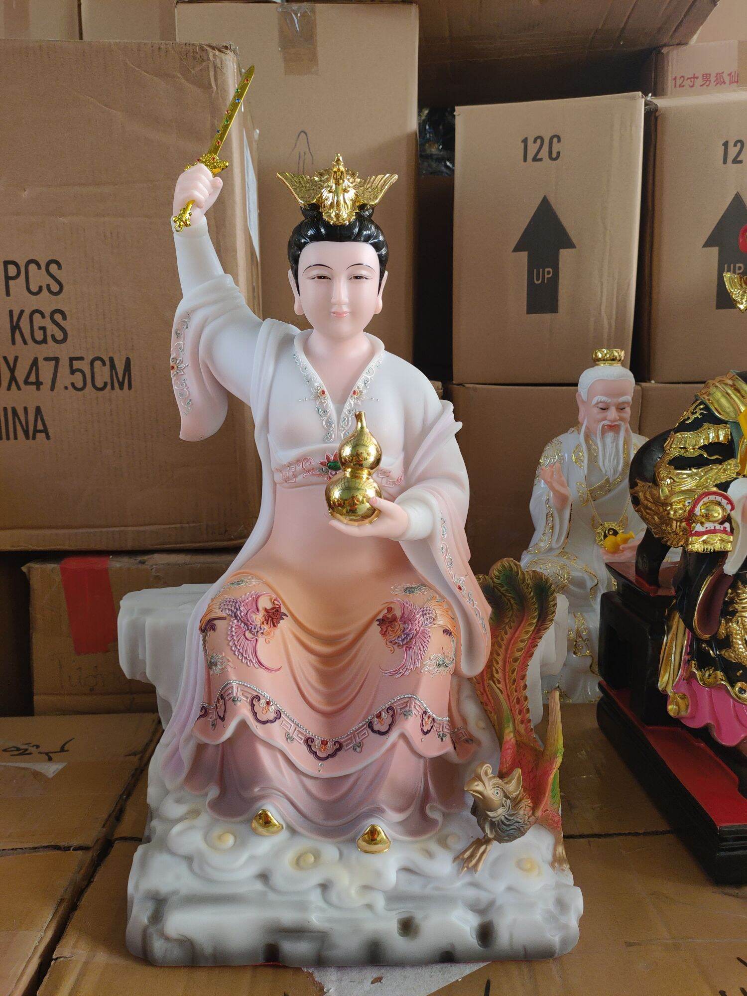 Tượng Cửu Thiên Huyền Nữ cao 50cm