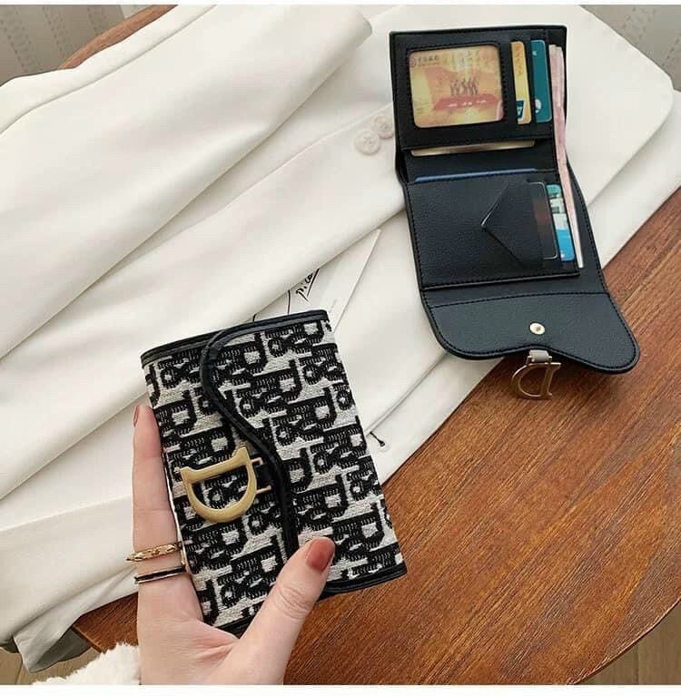 Ví ngắn cầm tay ví nữ