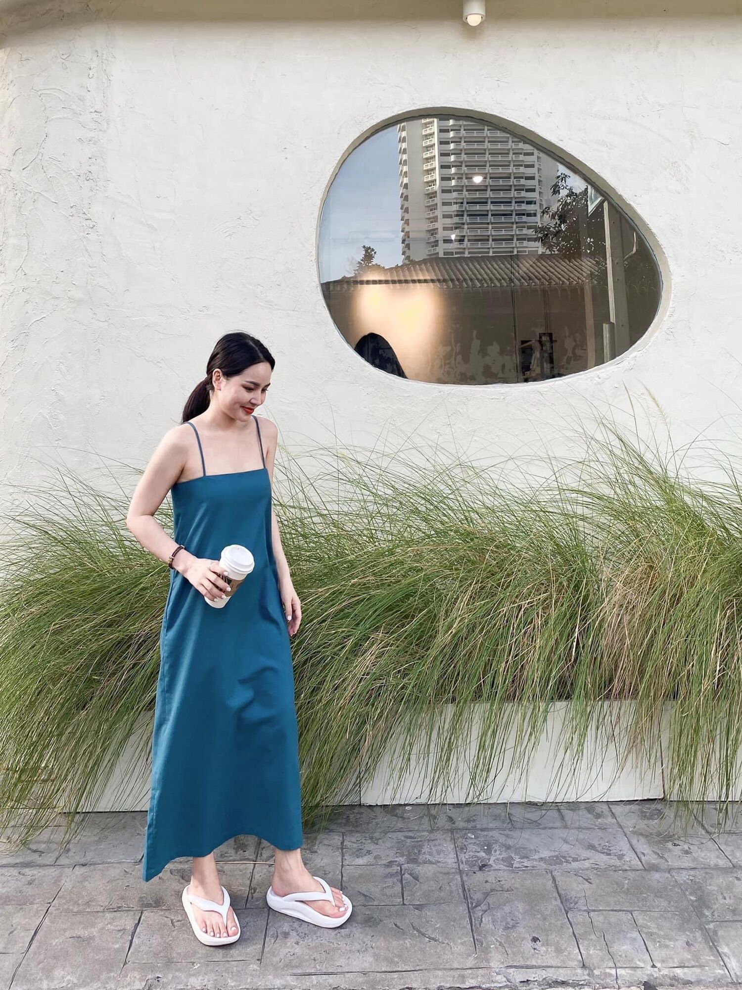 (Real photos, kerosene speed)🌻Thythy dress🍃Dress basic two wire form long