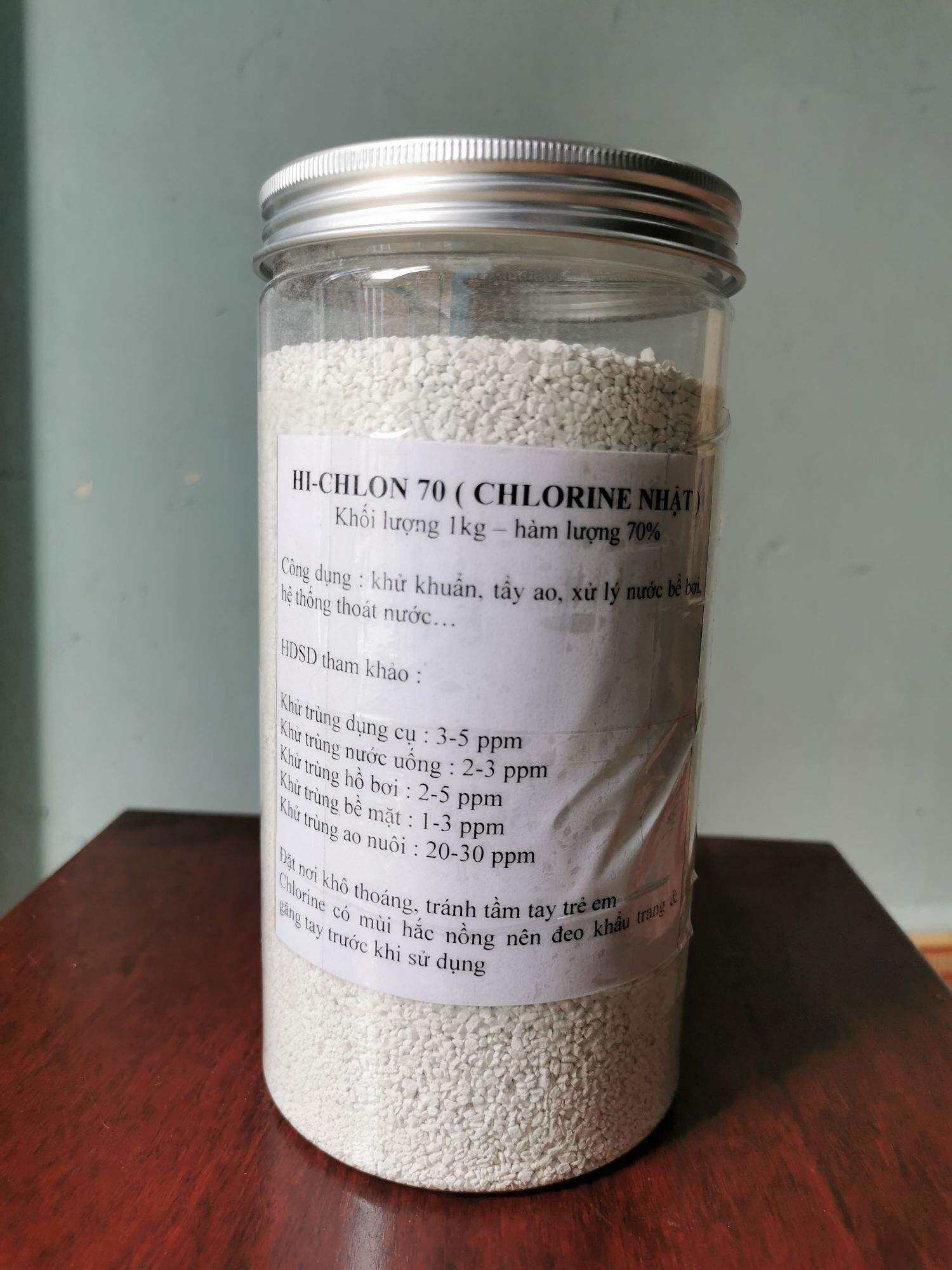 Bột Clo Chlorine nhật ( 1kg ) - Hi Chlon khử khuẩn xử lý nước