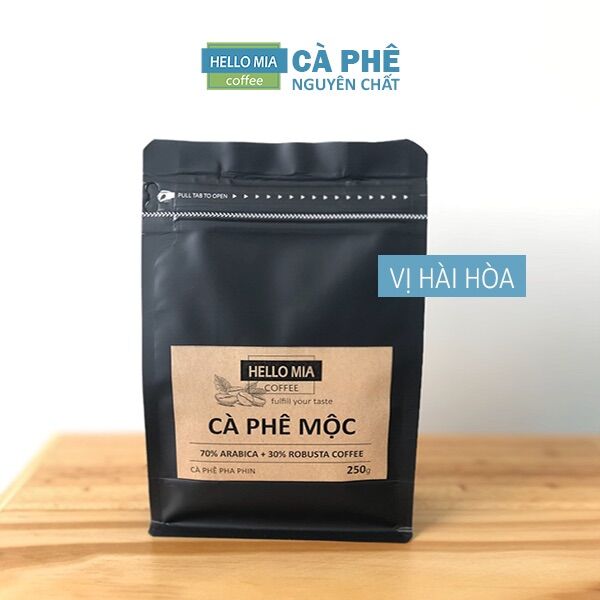Cà phê mộc - 70% arabica + 30% robusta - cà phê pha phin