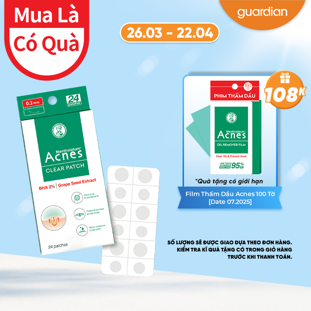 Miếng Dán Mụn Clear Patch Acnes 24 Miếng