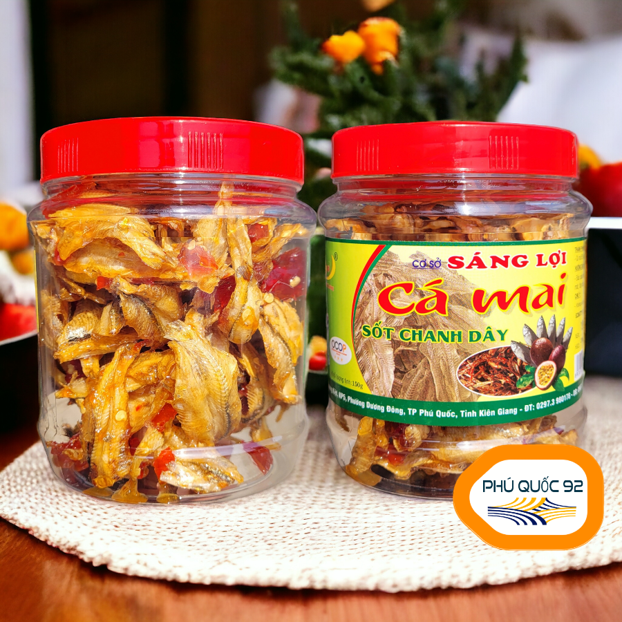 Cá Mai Sốt Chanh Dây Phú Quốc - hủ 150g