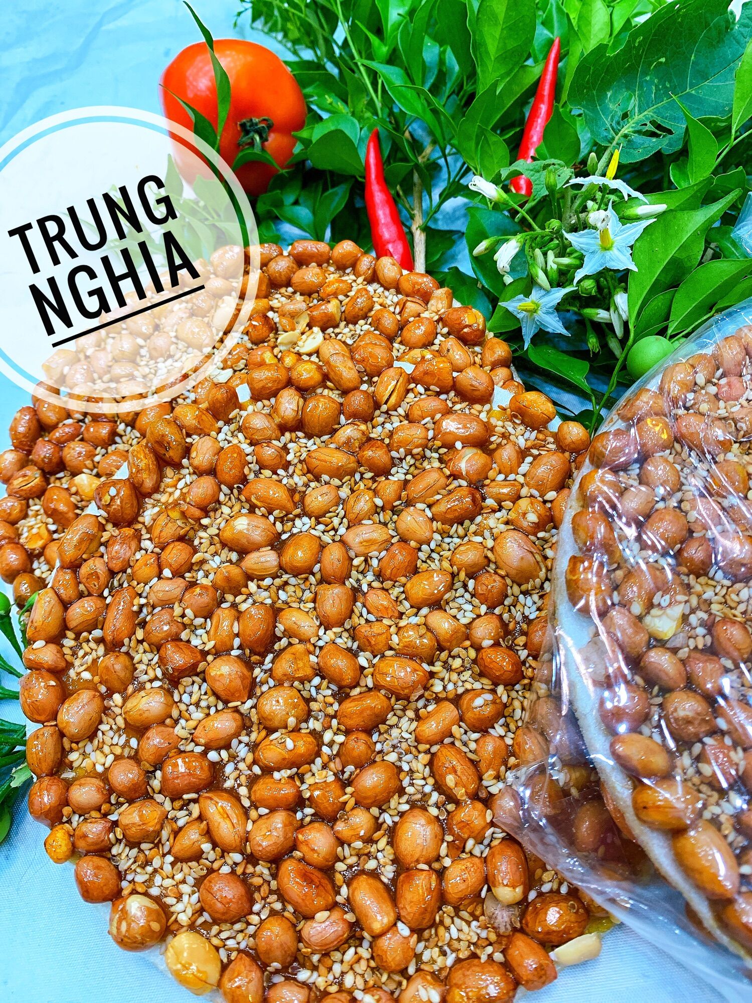 KẸO ĐẬU PHỘNG SIZE ĐẠI .TRUNG NGHĨA