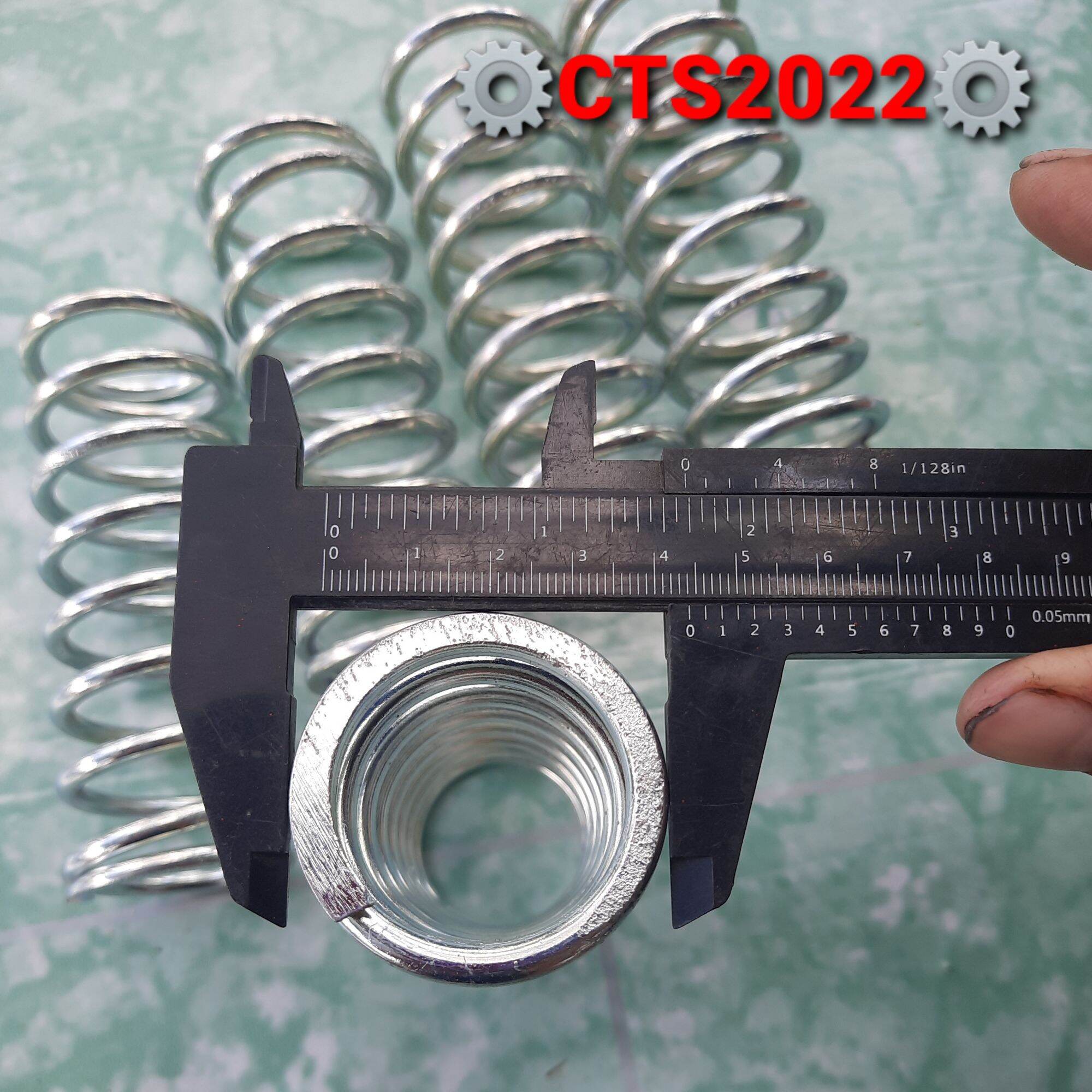 Lò xo nén  phi 45 mm sợi 5mm dài 120/140mm