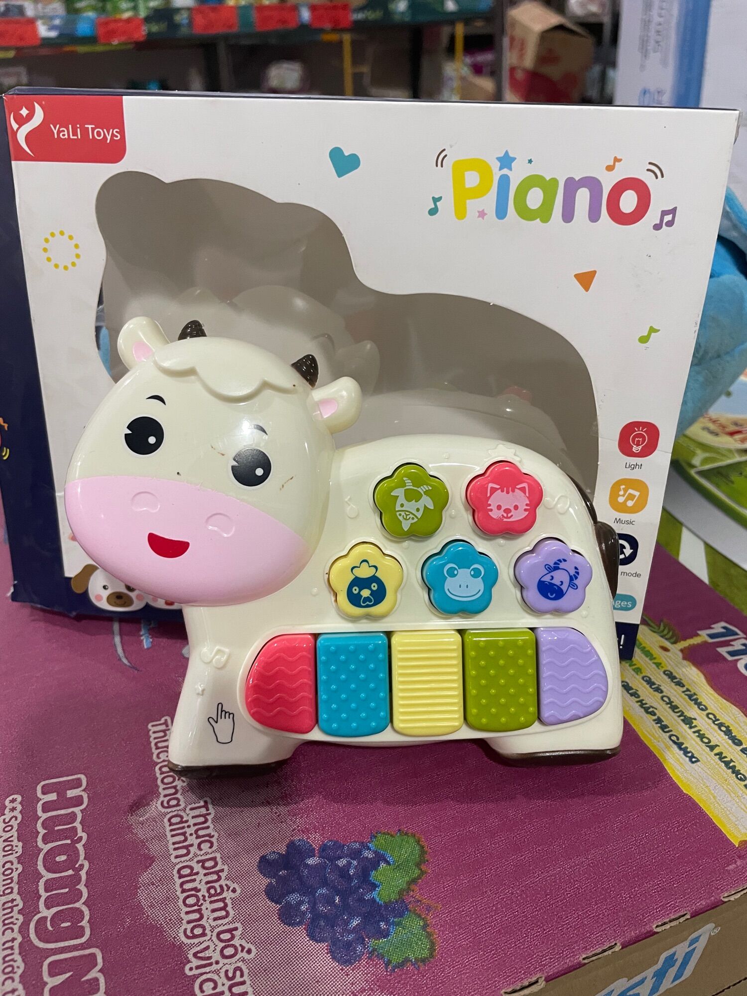 ——- Đồ chơi đàn piano hình cừu- hkm