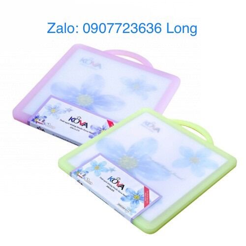 Thớt nhựa kháng khuẩn chính hãng kova size dài 23cm rộng 23cm và dài 42cm rộng 23cm nhập khẩu chính hãng hàn quốc