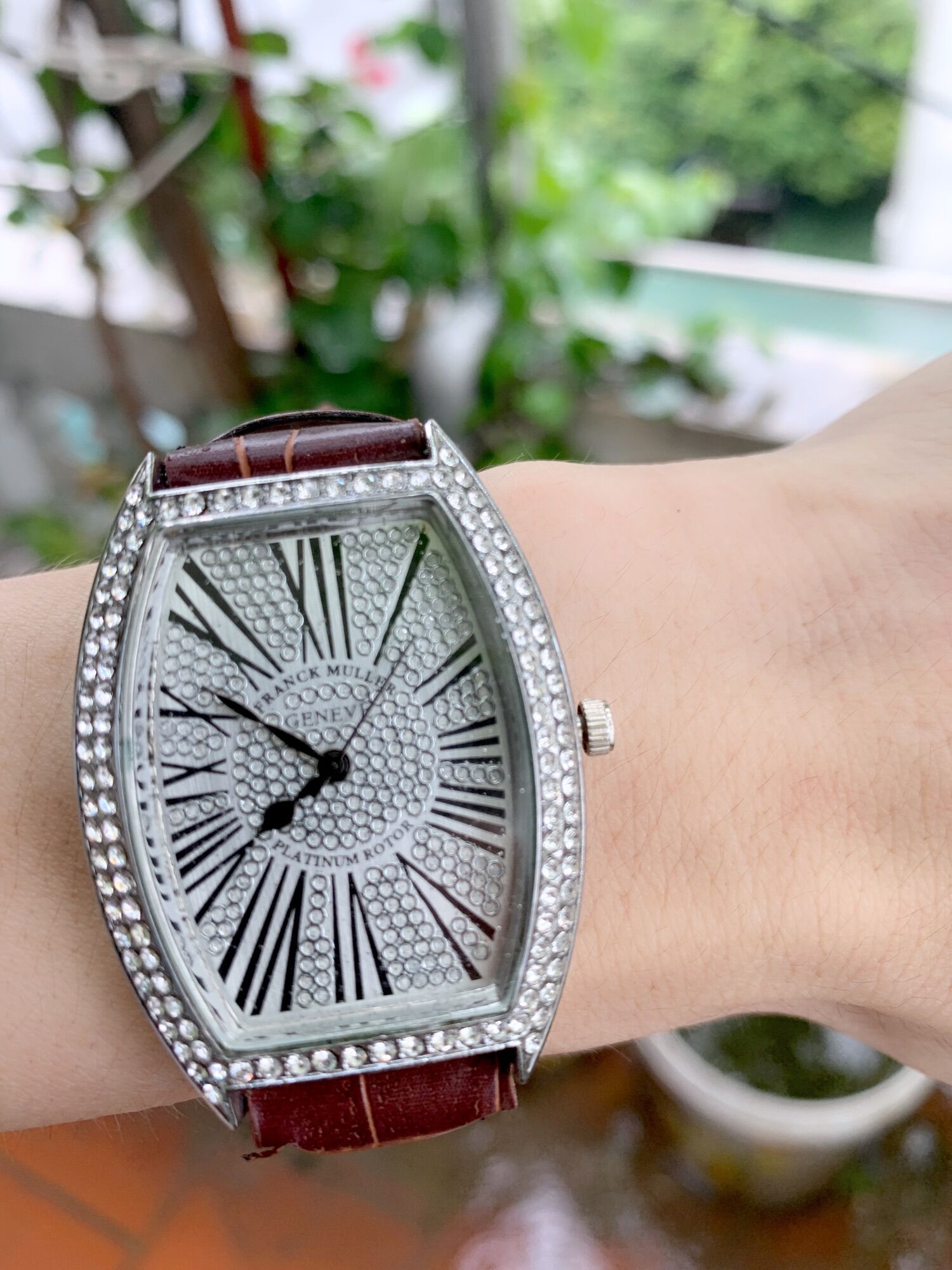 Đồng hồ nam nữ franck muller đính đá cao cấp