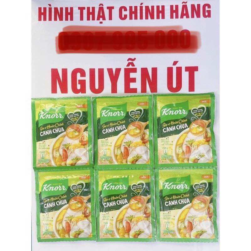 gia vị canh chua knorr 6 gói x 28g