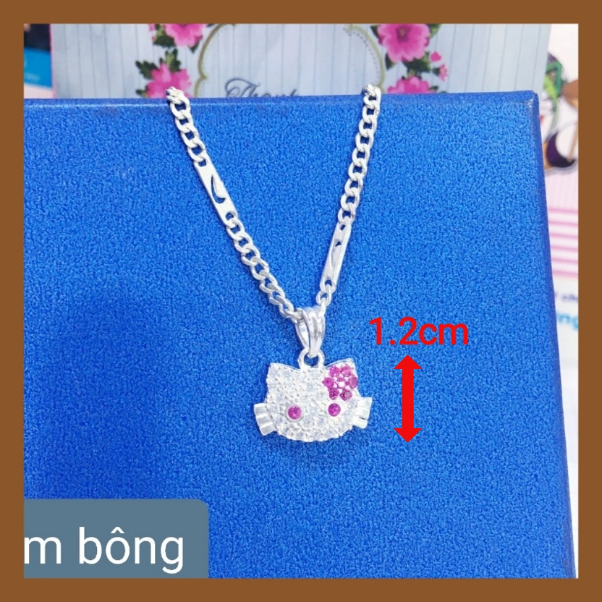 Dây chuyền cho bé bạc nguyên chất mặt mèo,mặt cá đẹp rẻ bền