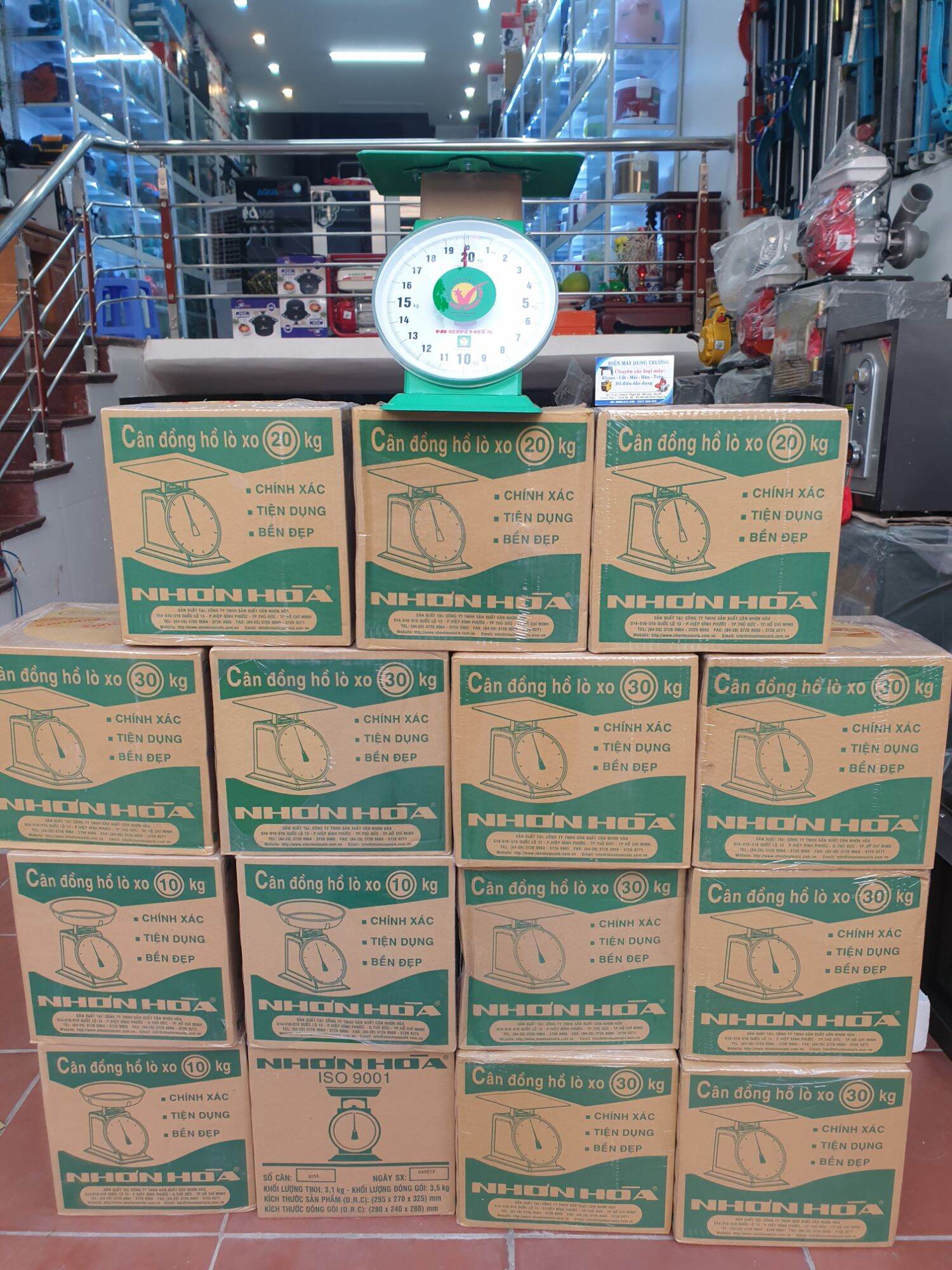 Cân đồng hồ 20kg nhơn hoà