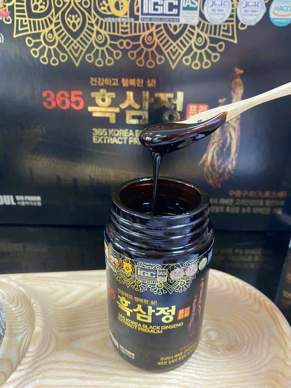 [ HÀNG MỚI VỀ ] Cao Hắc Sâm 365 HÀN QUỐC cô đặc 100%
