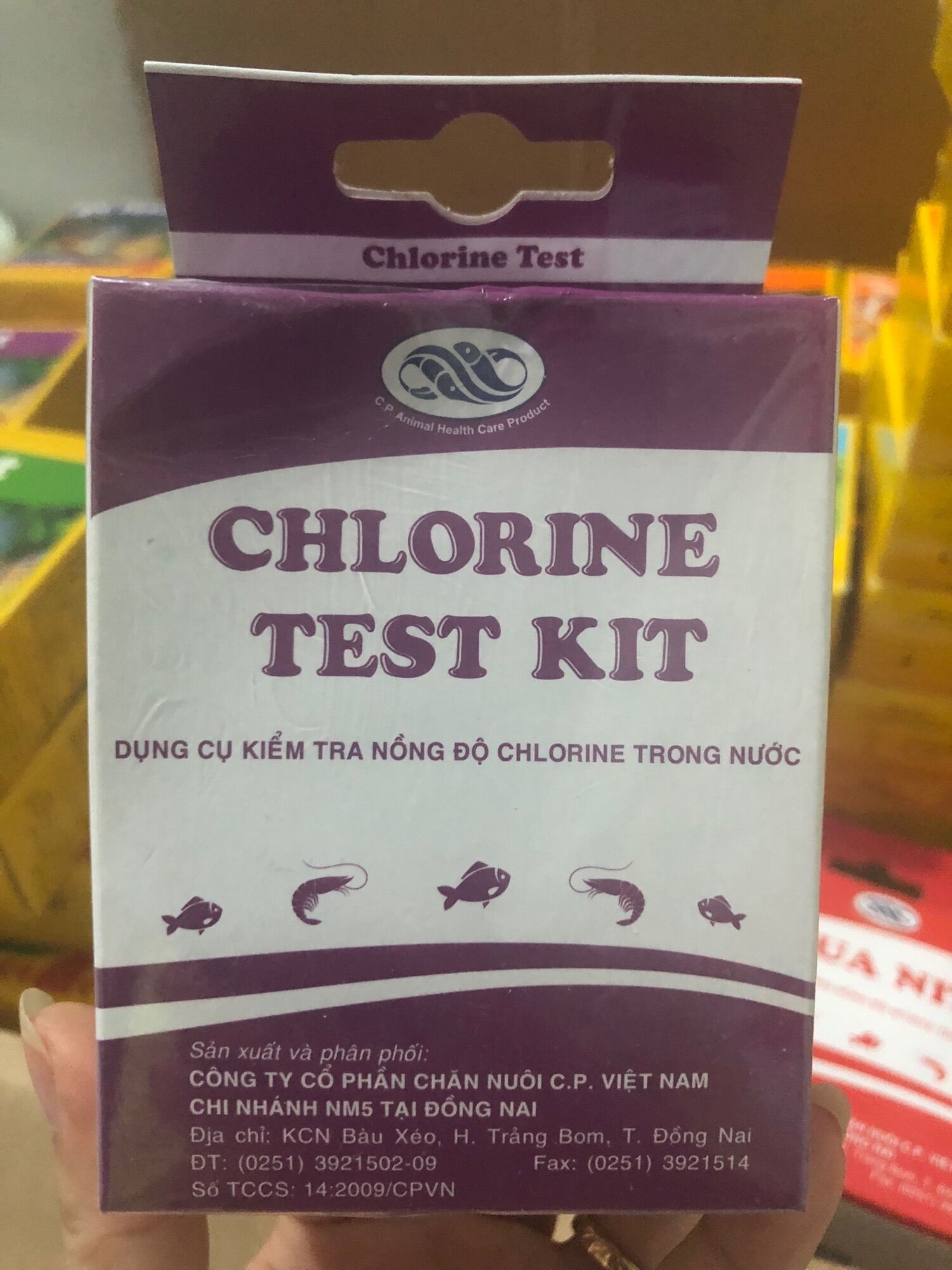 Bộ test chlorine cp, đo nồng độ clo trong nước