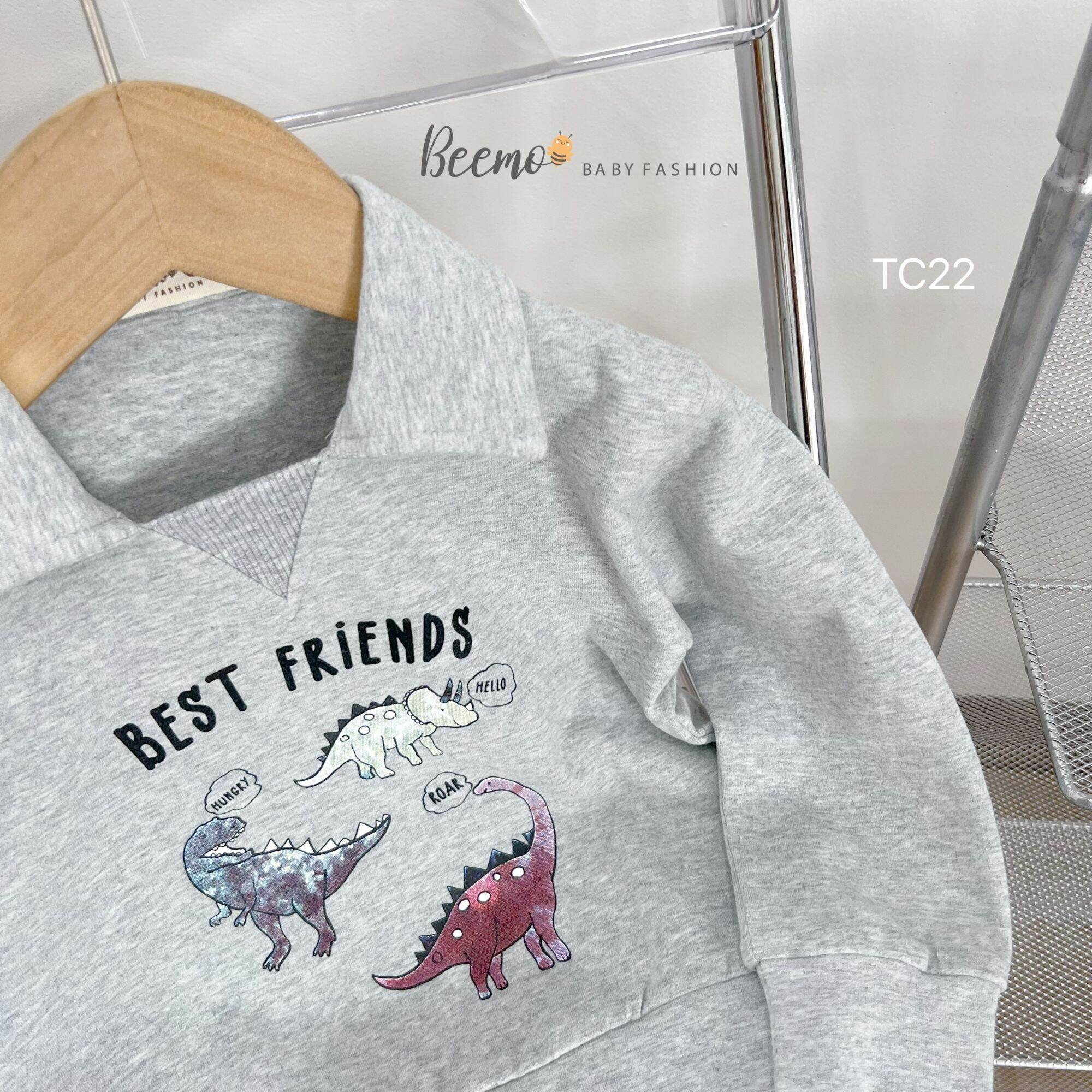 BỌ POLO BEEMO IN HÌNH KHỦNG LONG SIÊU YÊU CHO BÉ