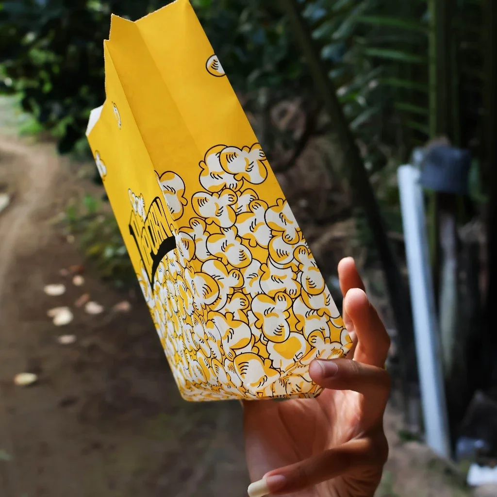 100 Túi Đựng Bắp Rang Bơ Popcorn