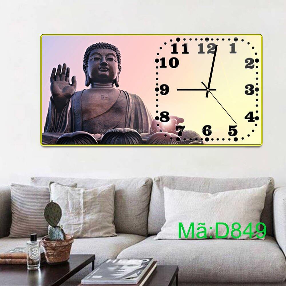 Tranh Đồng Hồ Tráng Gương 5D cao cấp
