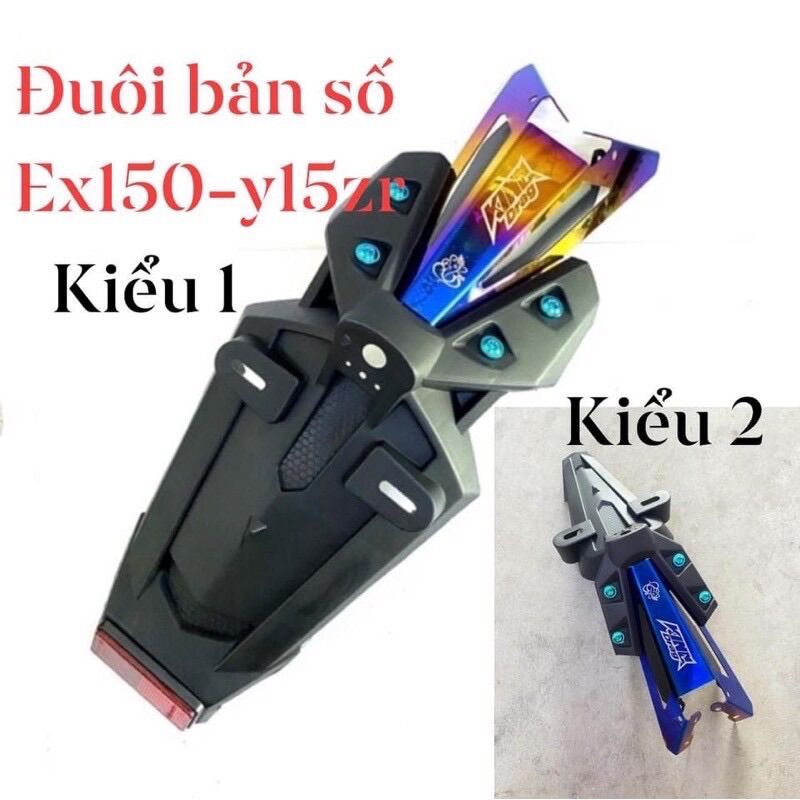 [HCM]Dè malay V1 và đuôi titan màu mẫu ngẫu nhiên ex150 (KHÔNG ỐC)