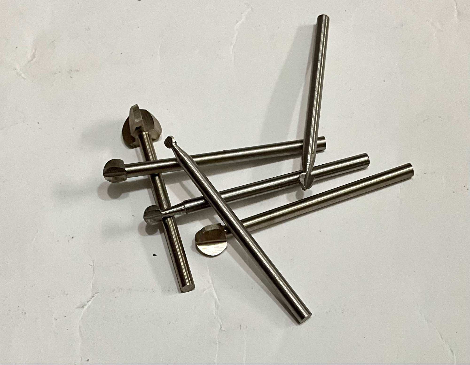 Phá thô cán 3mm (bộ 6 mũi quả đào cán 3mm)
