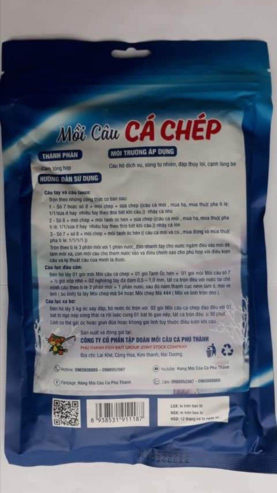 Mồi Câu Cá Chép_ Hãng Phú Thành