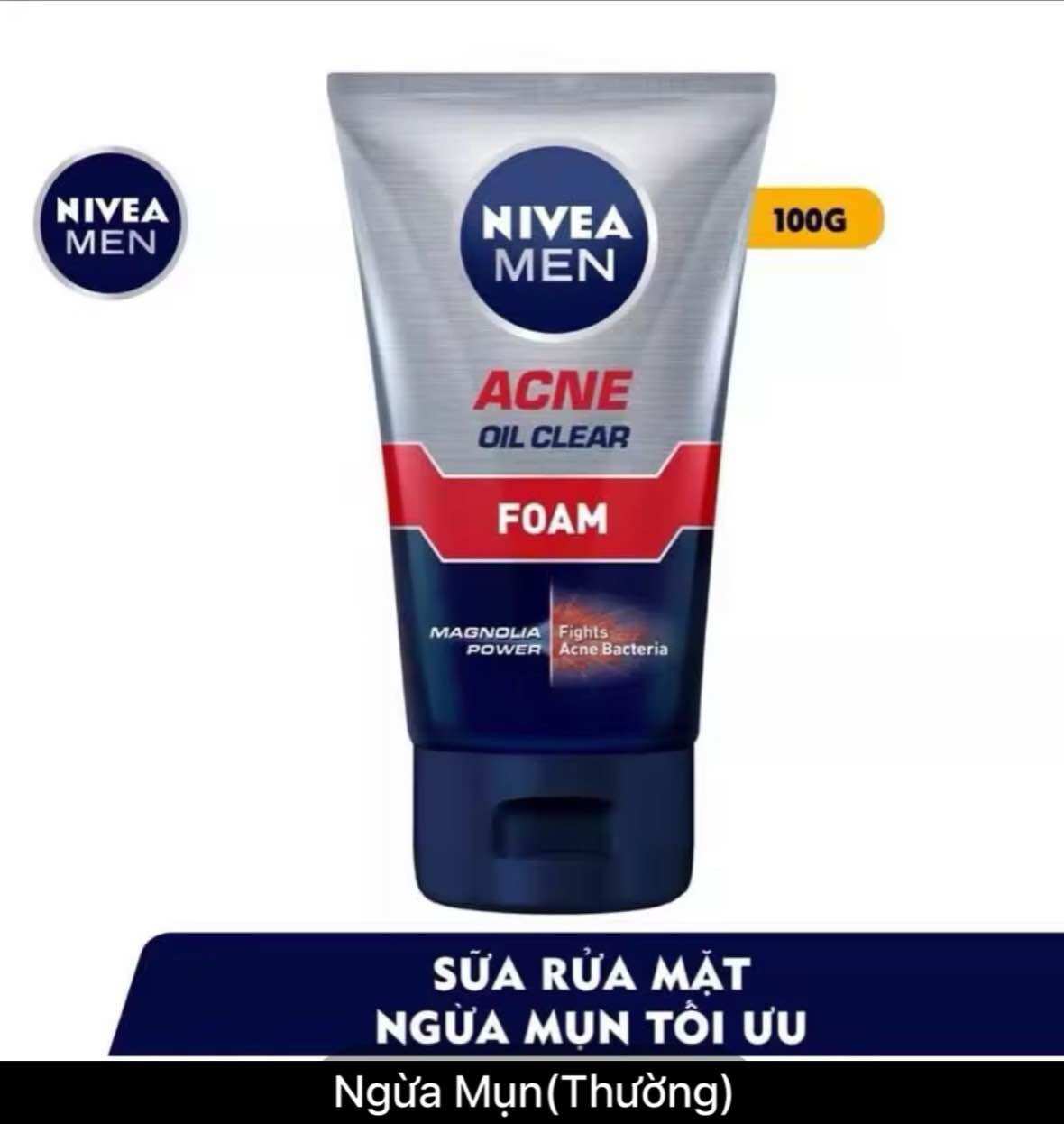 SỮA RỬA MẶT NIVEA MEN 100g(CAM KẾT HÀNG CÔNG TY CHÍNH HÃNG)