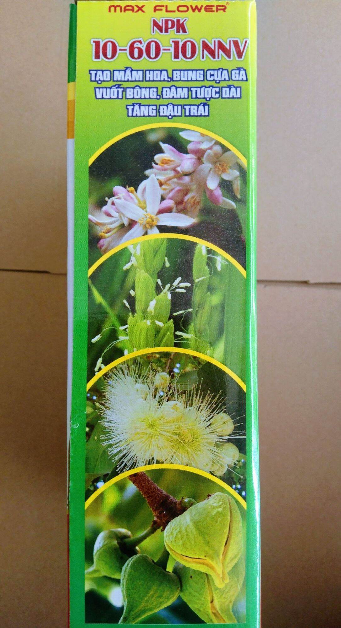 PHÂN BÓN LÁ NPK 10 - 60 - 10.  HỘP 1KG