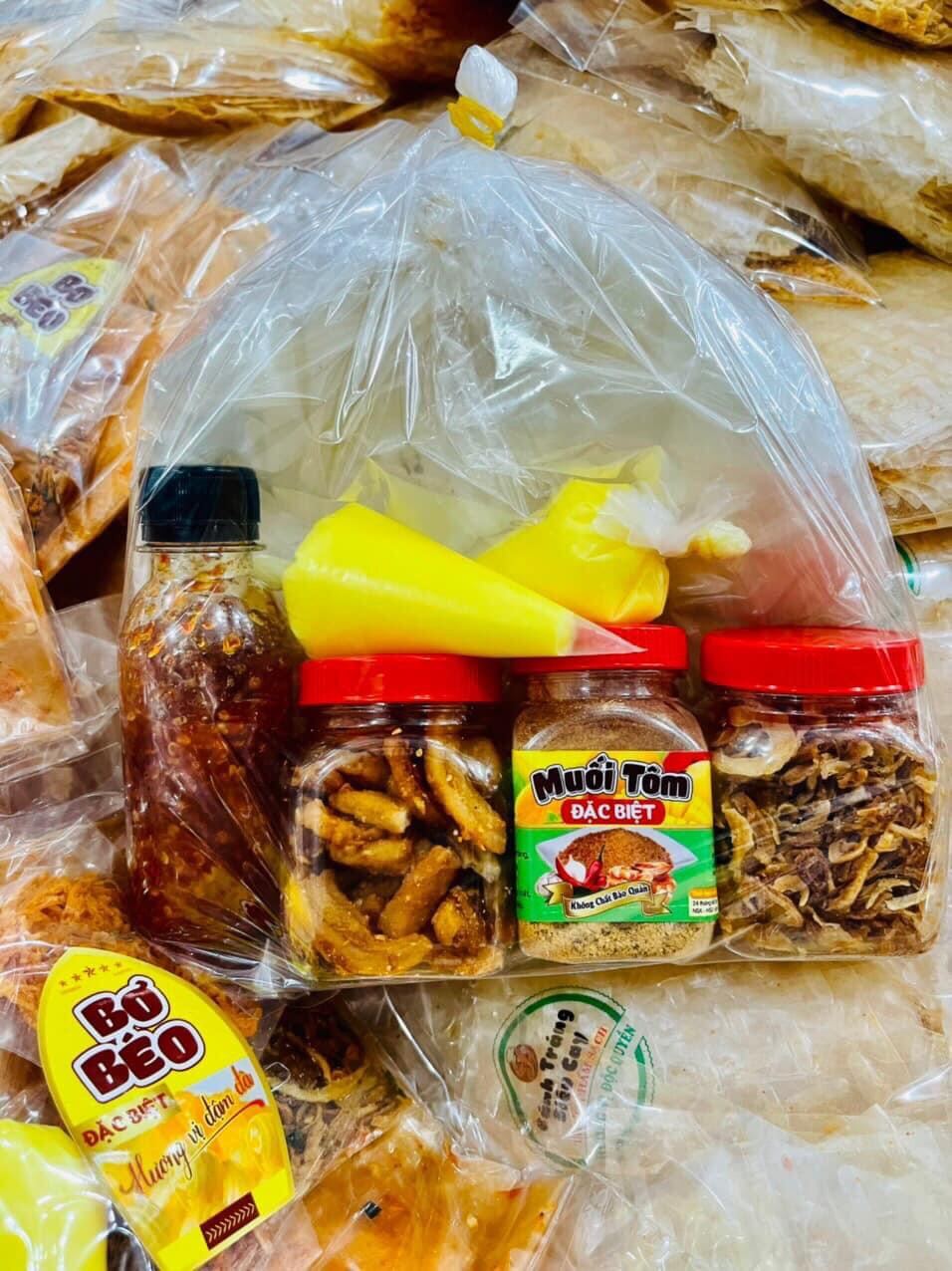 SET BÁNH TRÁNG TOP MỠ MUỐI HÀNH PHI