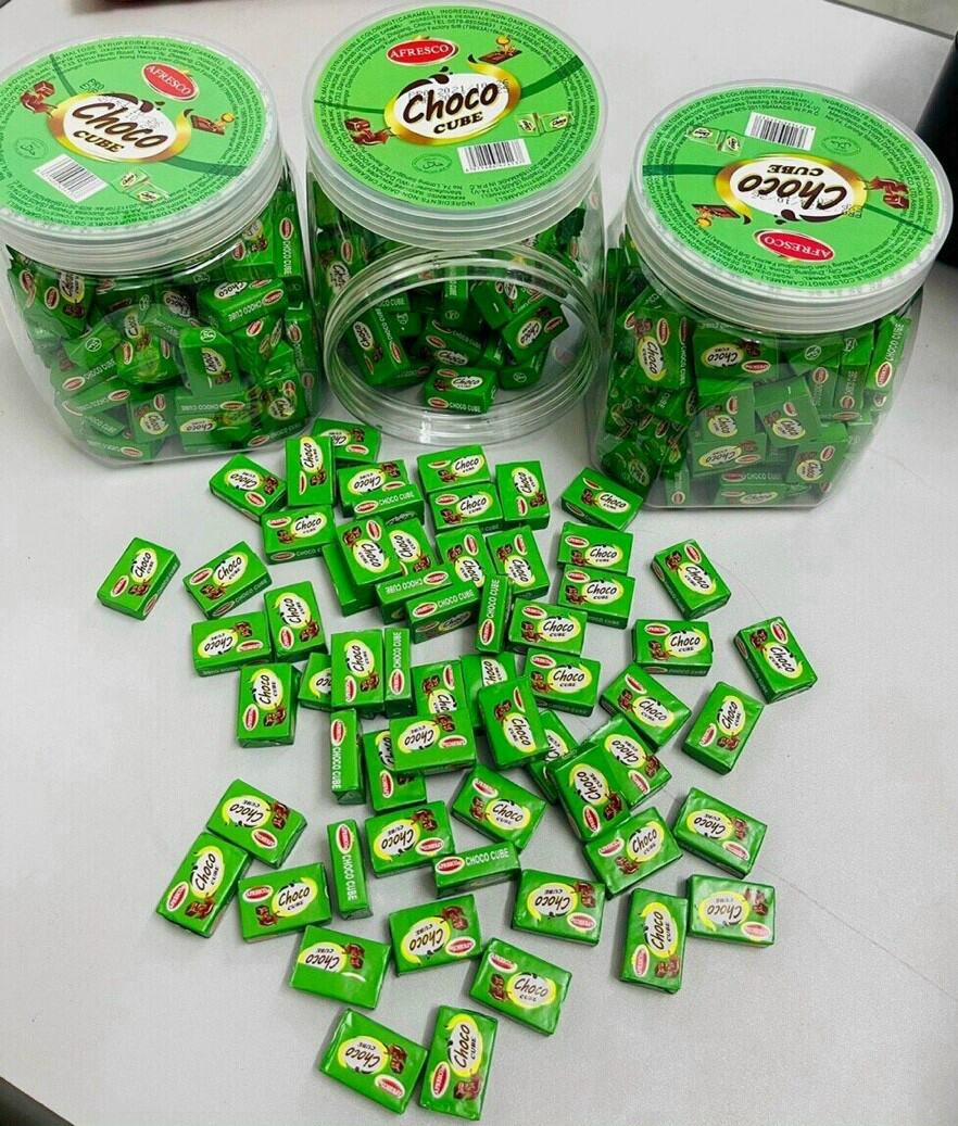 hàng mới hộp 120 viên kẹo milo choco cube đài Loan