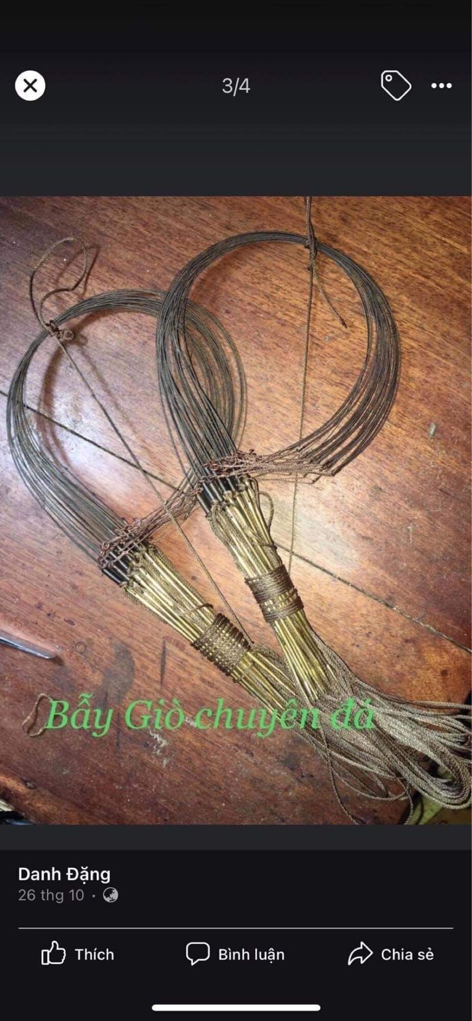 Giò thái chuyên đá bẫy gà rừng
