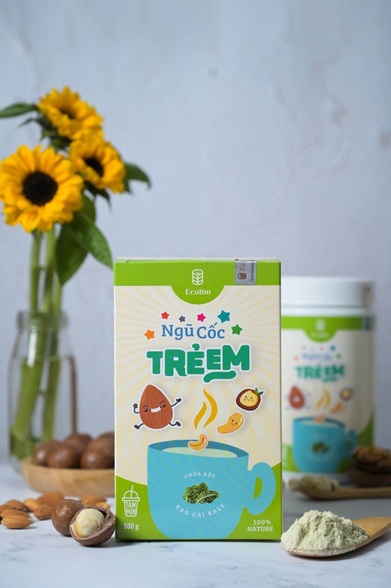 Ngũ Cốc Trẻ Em - Sữa Hạt Trẻ Em Cao Cấp Ecolim