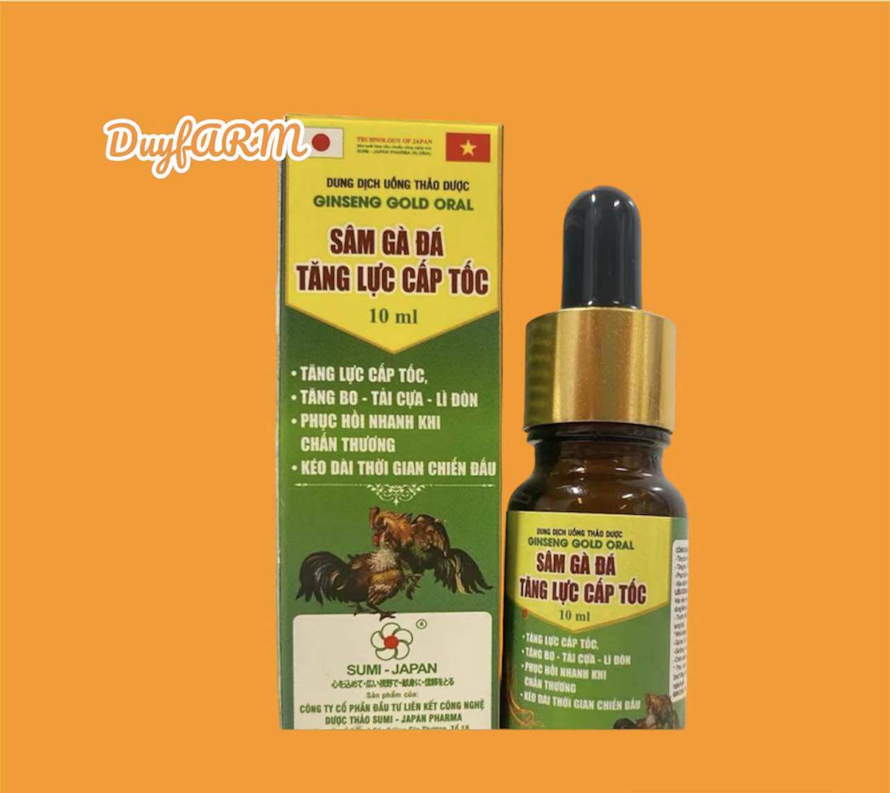 Sâm Gà Đá Tăng Lực Cấp Tốc 10ml