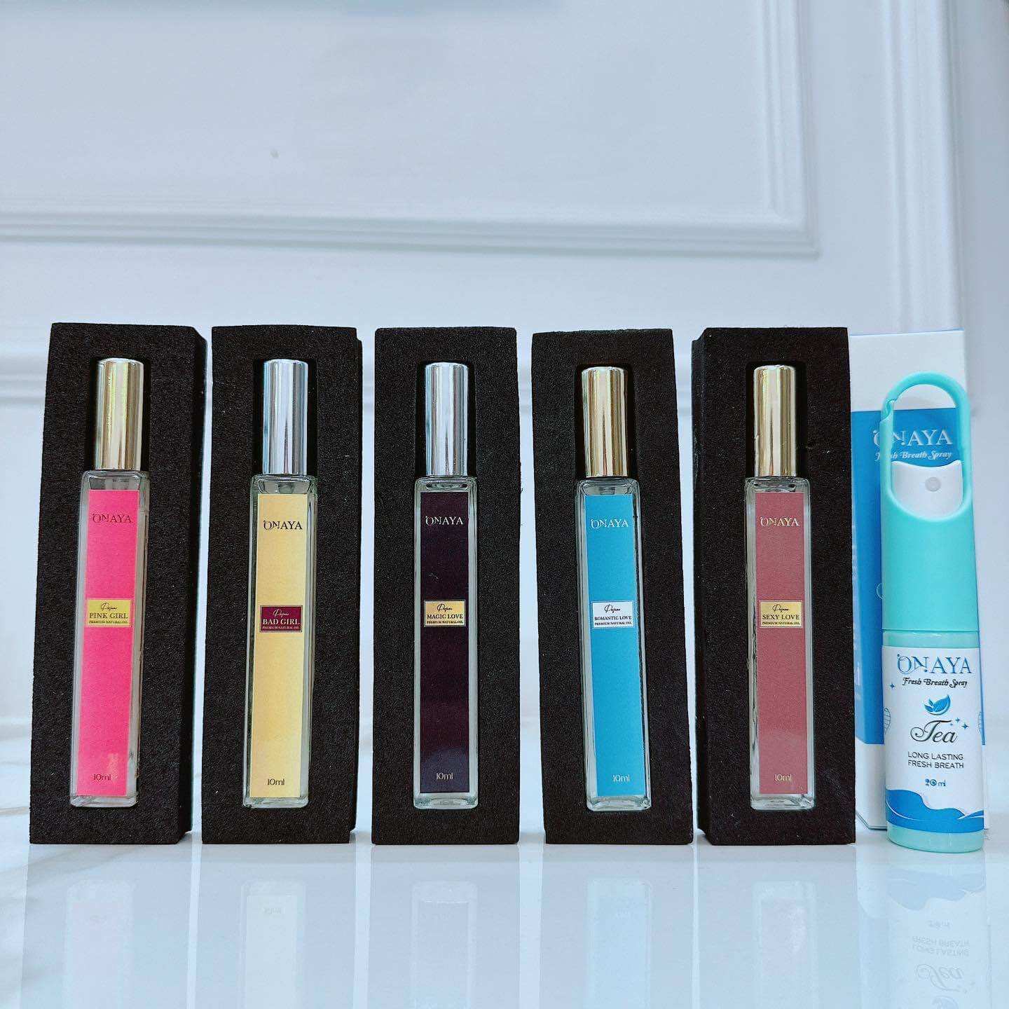 Mua 1 tặng 5 nước hoa ONAYA mua 1 chai pink girl tặng thêm 4 chai và 1 xịt thơm miệng