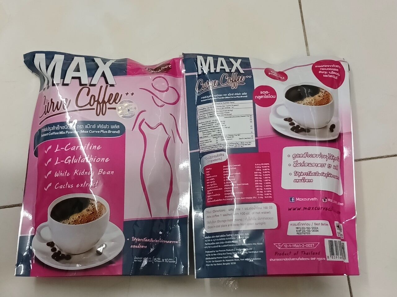 Cà Phê Giảm  Cân Max Curve Thái Lan