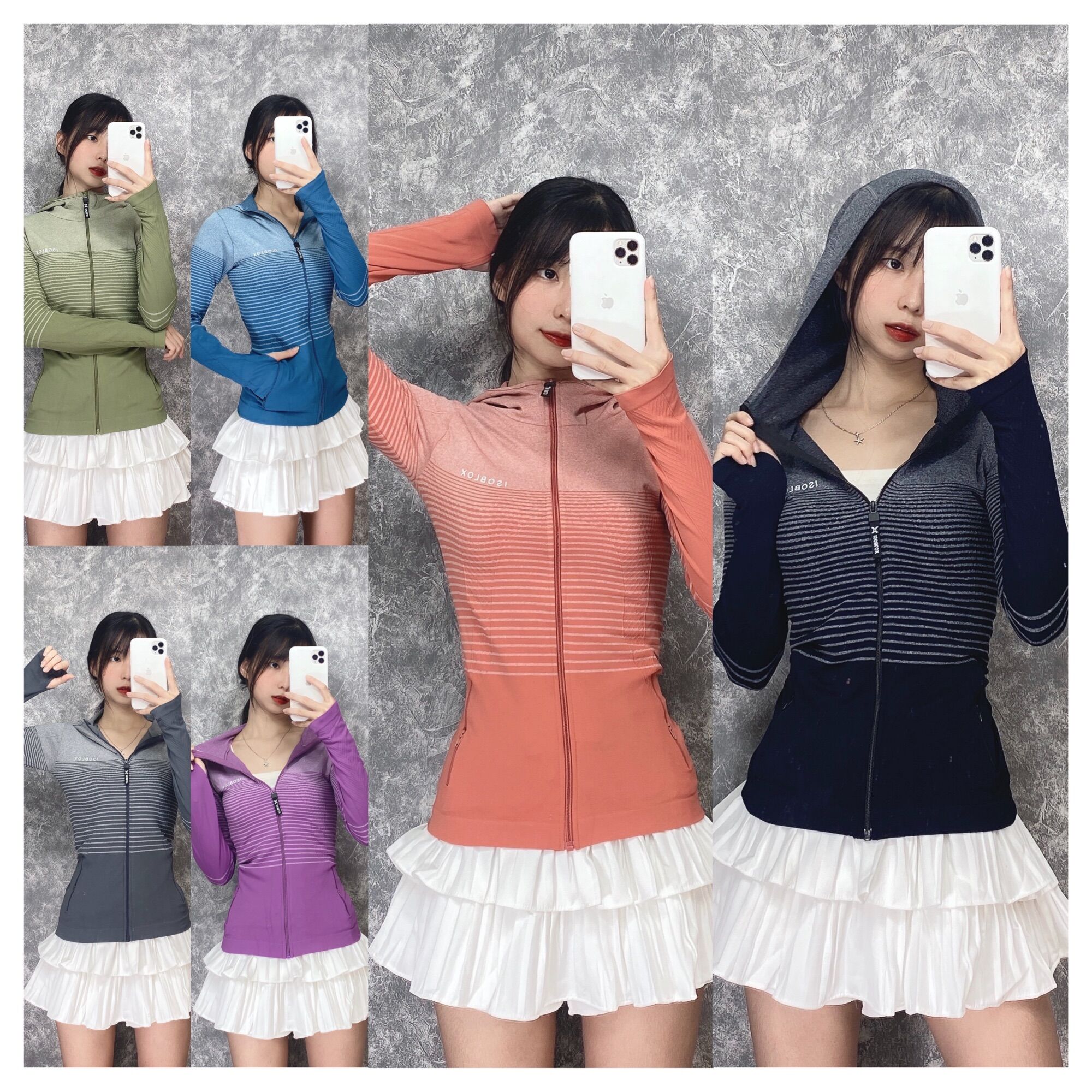 Áo khoác nữ sọc ngang quảng châu cao cấp loại 1 vải siêu đẹp