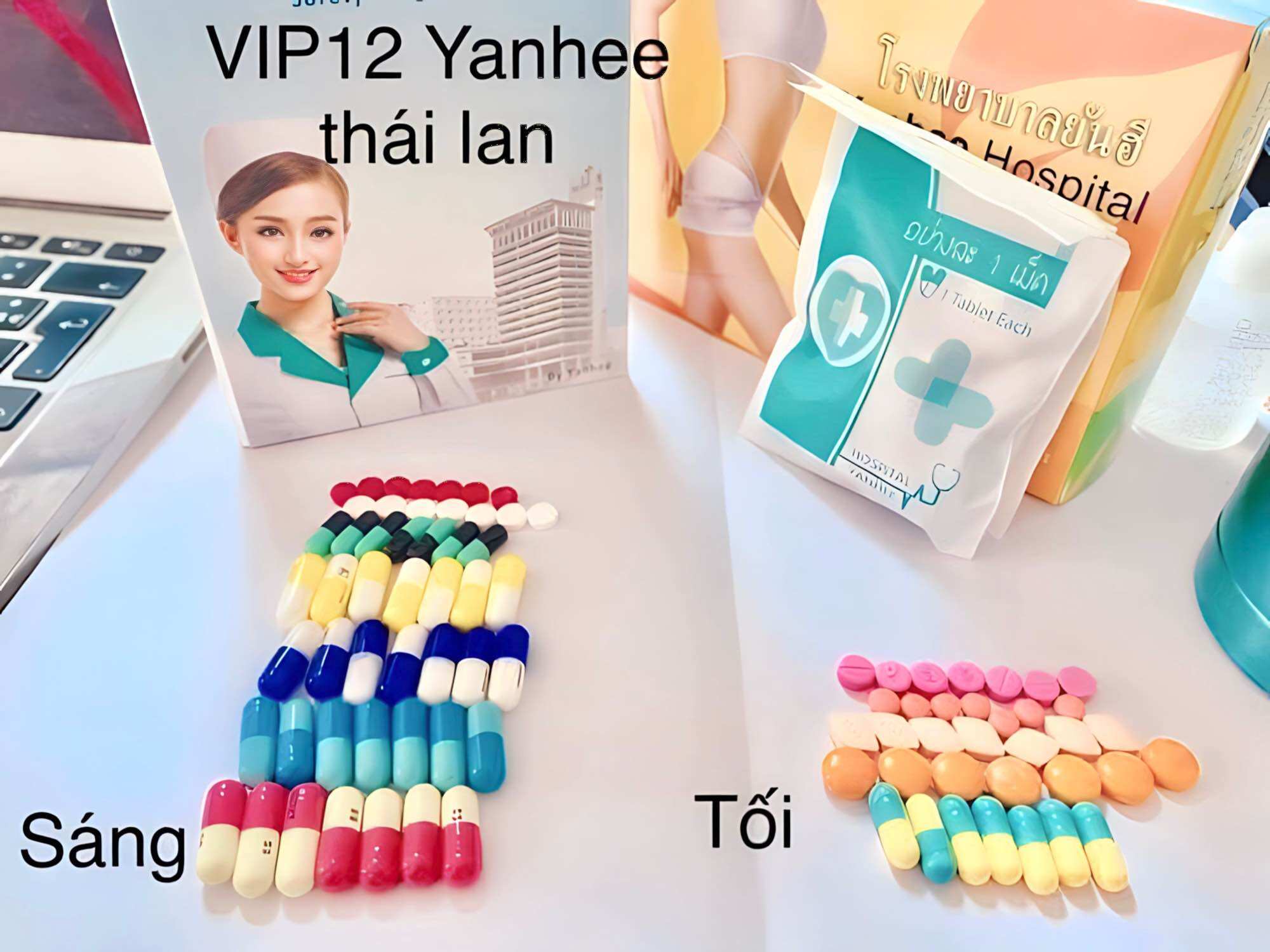 Giảm cân cao cấp Vip 12 Yanhee dành cho cơ địa kho giảm -siêu mạnh