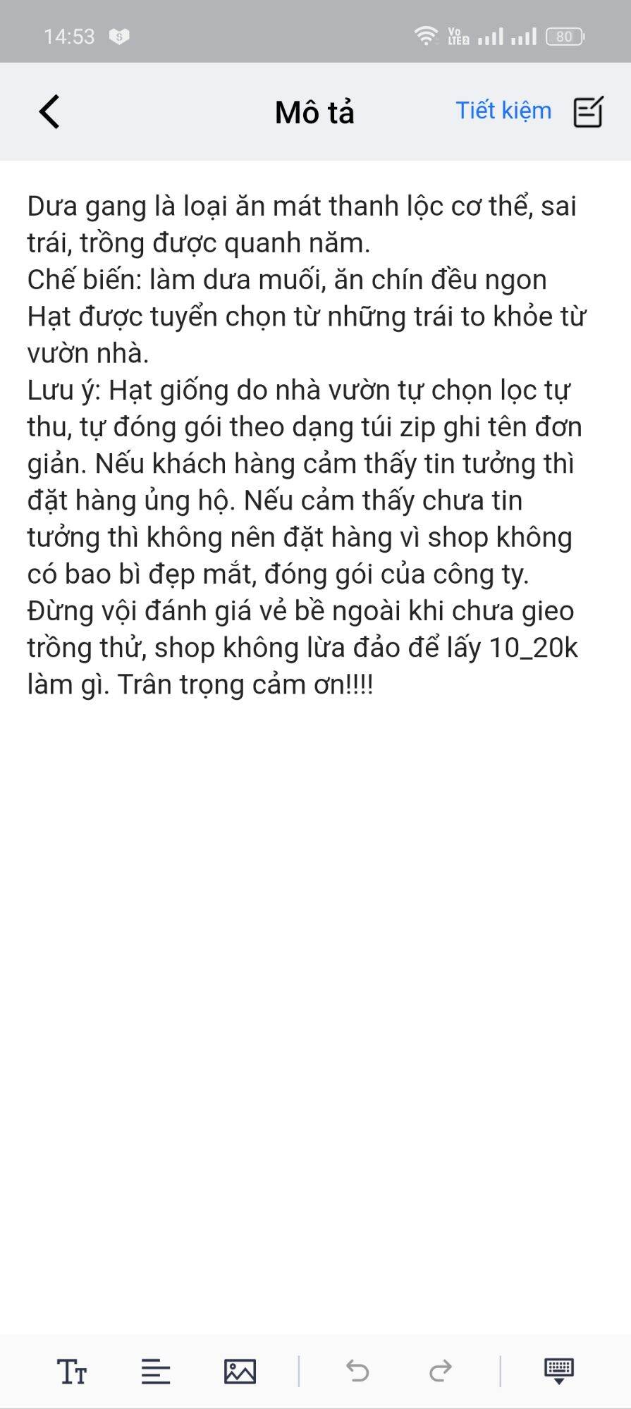 10 HẠT GIỐNG DƯA GANG TRUYỀN THỐNG