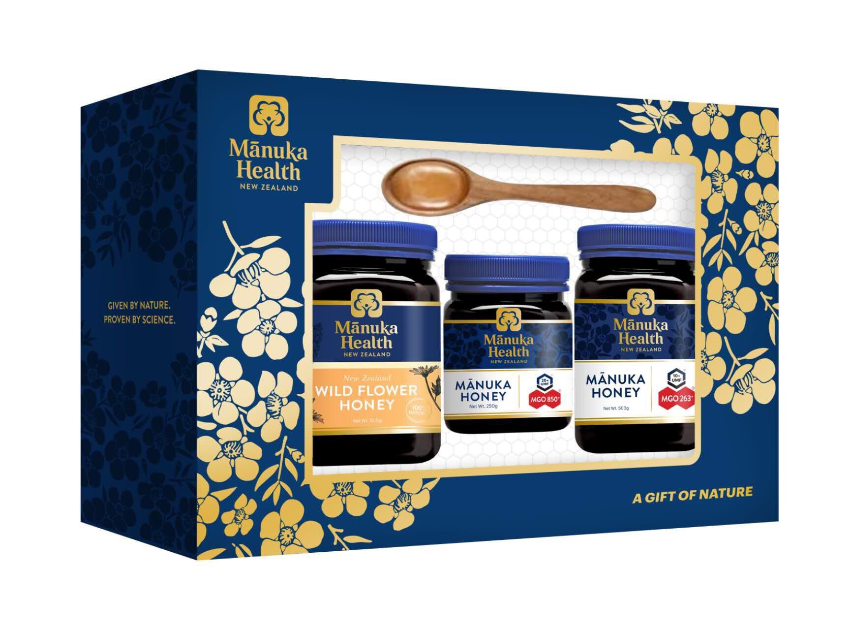 Set Mật Ong Manuka Health Christmas Gift