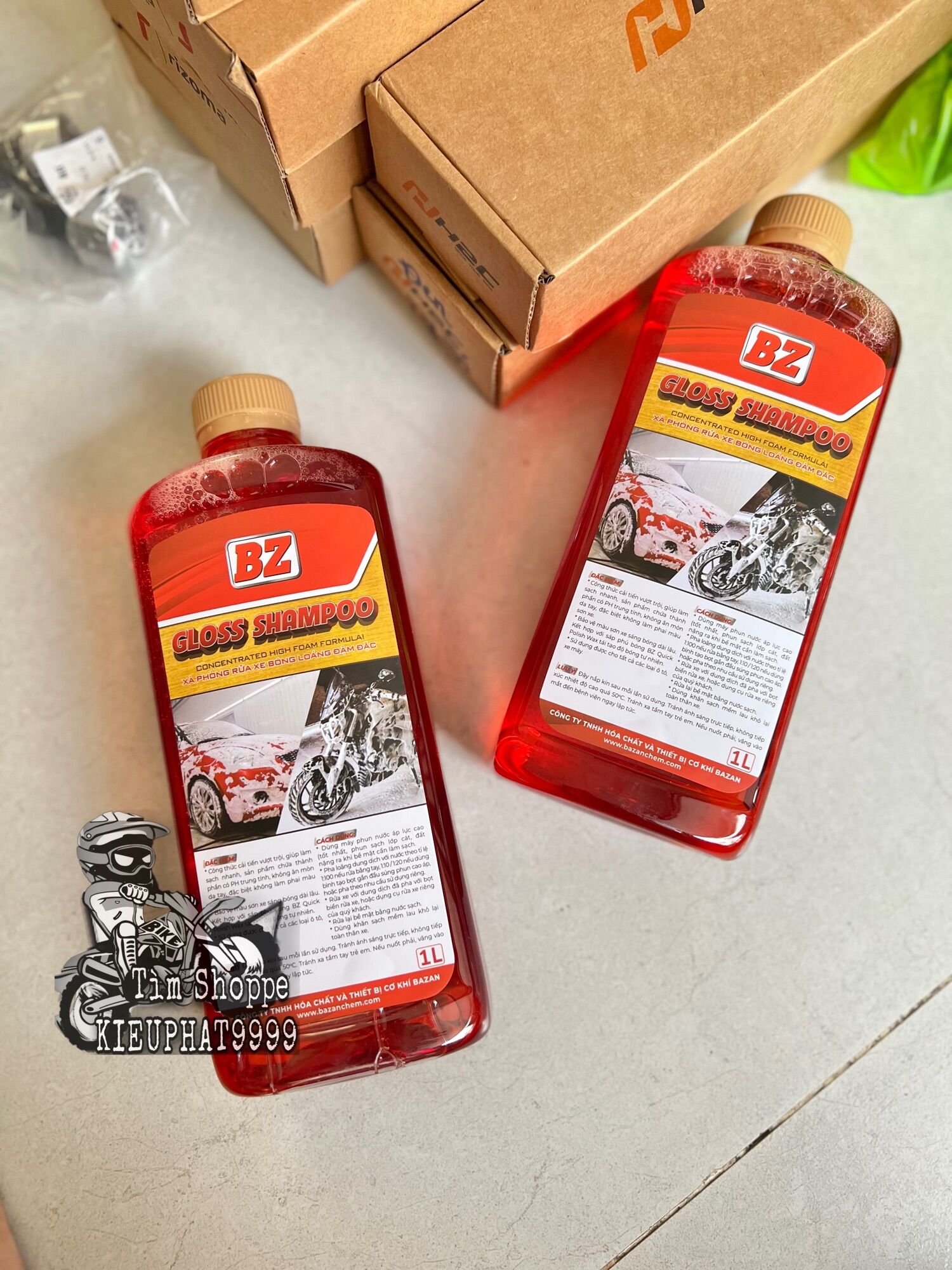 Xà Bông rửa Xe Bz Đậm đặc 1L