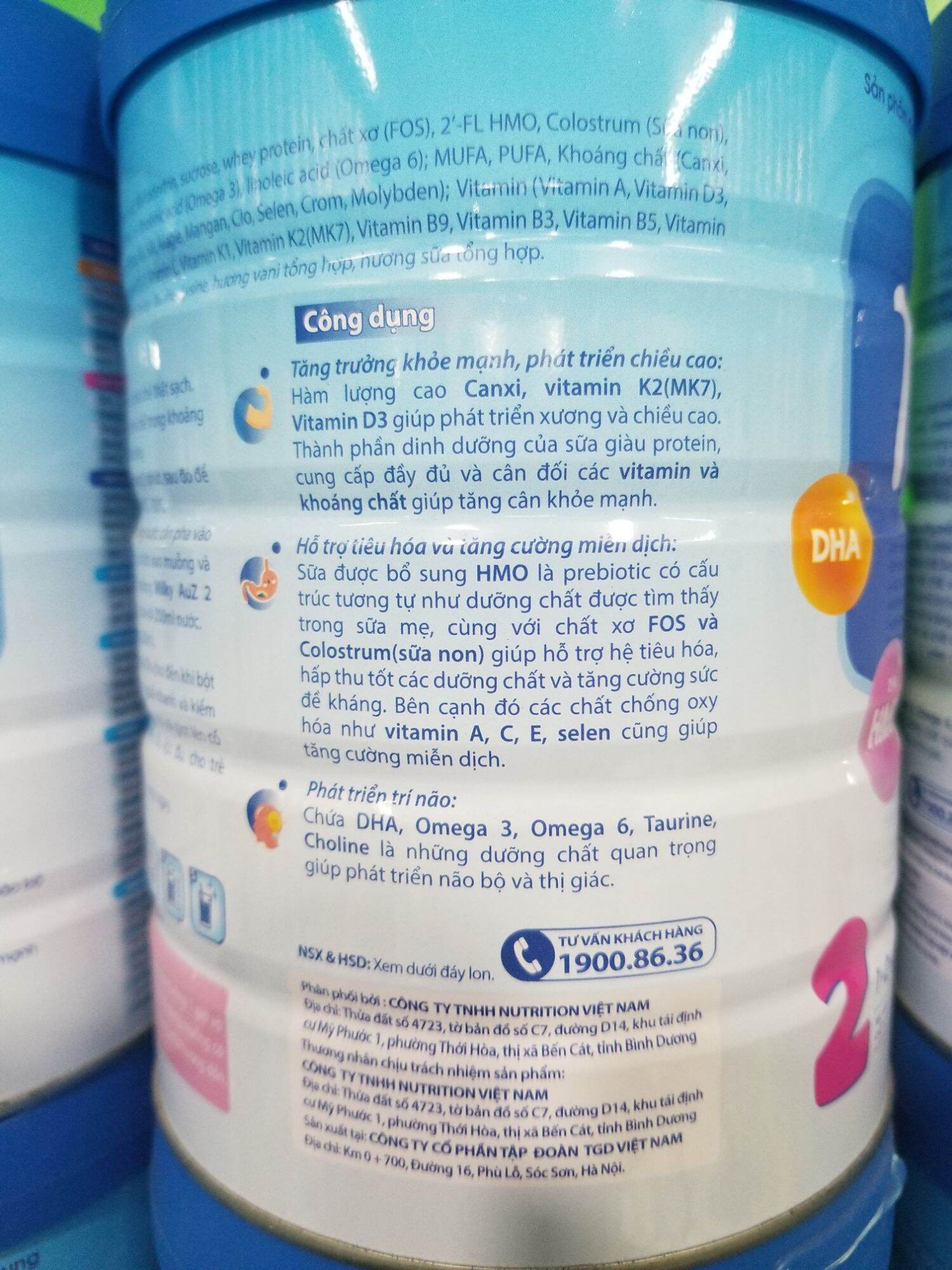 [HCM]Sữa Milky AuZ 2 850g
