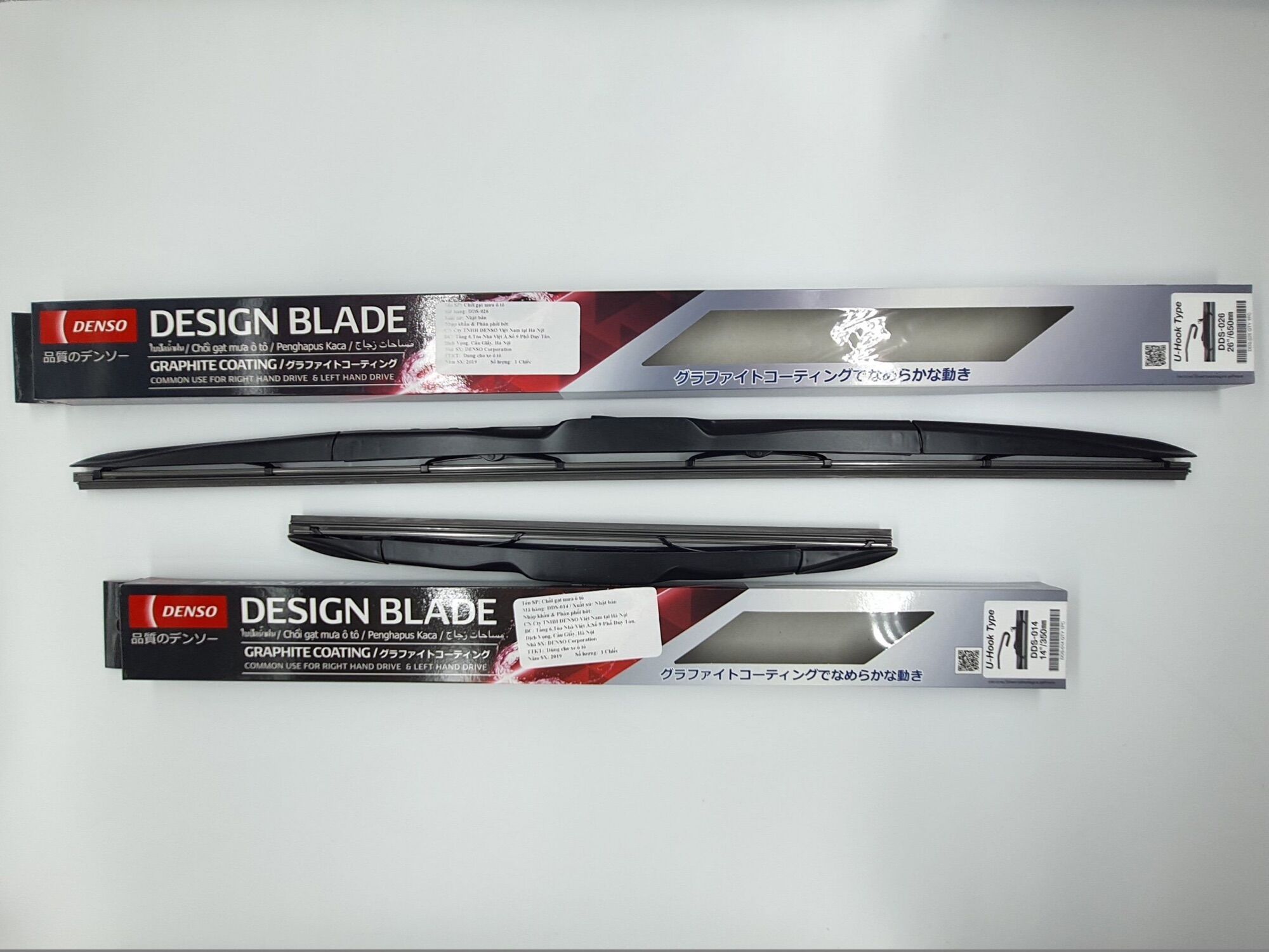 Gặt mưa 3 khúc denso size 14-16-18-20-22-24-26 lắp cho các dòng xe nhật