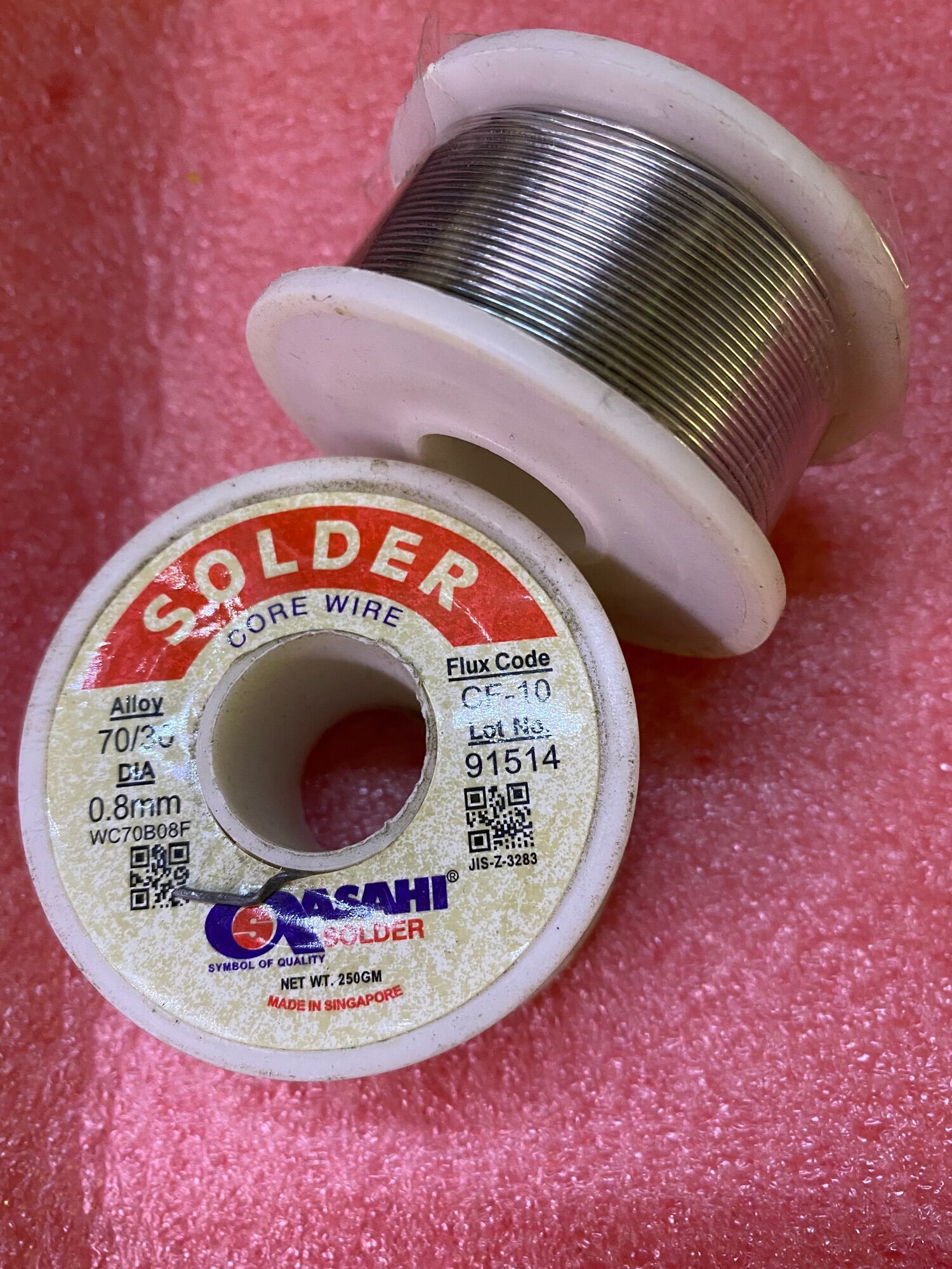 Thiếc hàn SOLDER 0.8 mm-100 gam (1 cuộn)